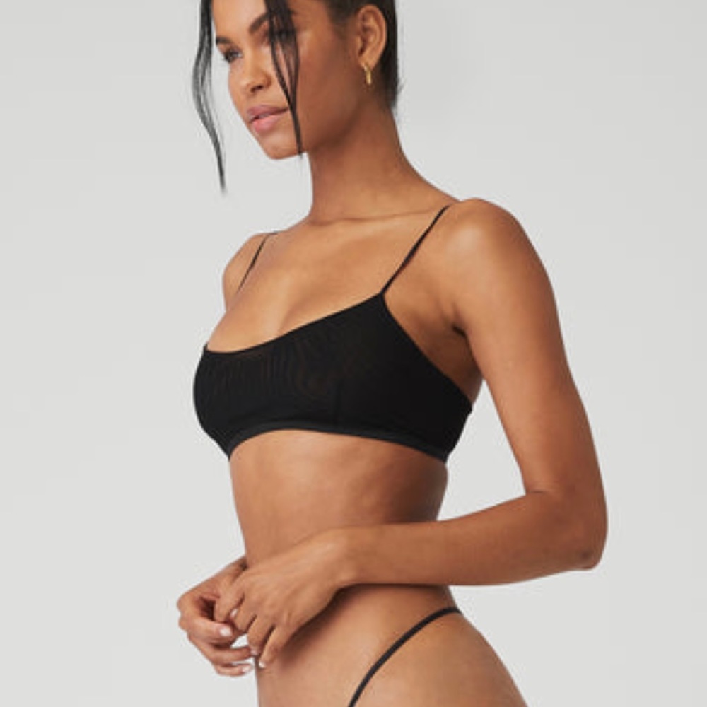 Alo Yoga Airmesh Venus Bralette Black - Small
